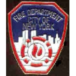 NEW YORK CITY FIRE DEPARTMENT PIN MINI PATCH NYFD HAT LAPEL PIN